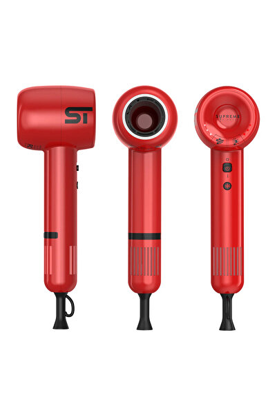 Supreme Trimmer Red Hair Dryer – Cold Air Feature, 3 Heat 3 Speeds