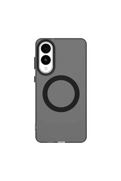 SKYDDAR INNOVATION Case for Samsung Galaxy S25 Edge, CandyCase, Magsafe, sticker set, Black