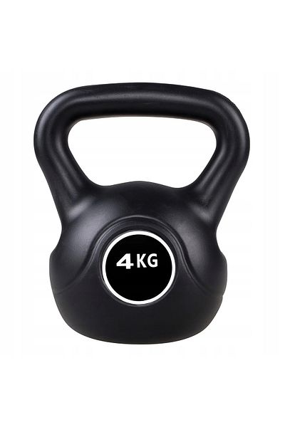 SERSIMO Gantera Kettlebell 4kg Neagra
