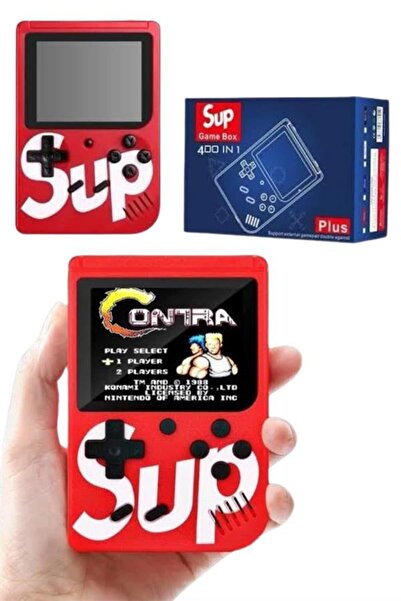 Terrien Kullanışlı Çocuklara Özel Taşınabilir Sup El Atarisi 400 Oyunlu Nostaljik Oyun Konsolu