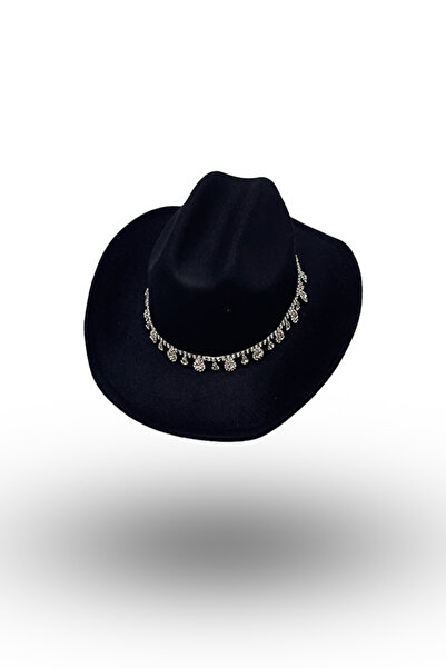 BASIC Palarie fedora cristale