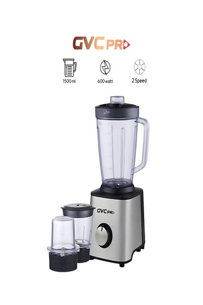 GVC JVC Pro Blender with 3 in 1 Stainless Steel Grinder - GVCBL-590