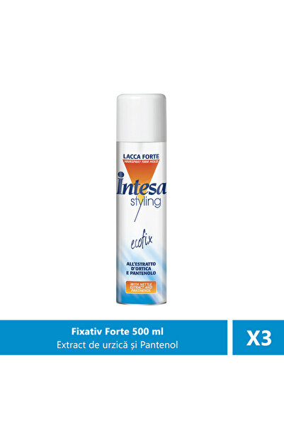 Intesa Styling Fixativ Forte, 500 ml X 3 Bucăți