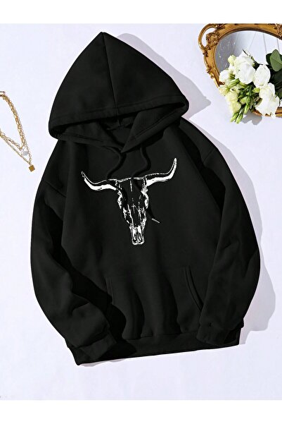 Lider Leather سترة نسائية بغطاء للرأس