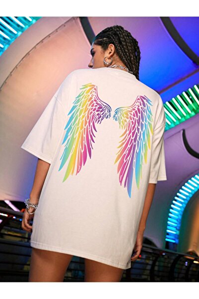 Lider Leather Tricou larg pentru femei