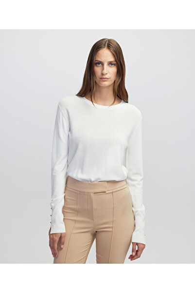 İpekyol Kontrast düğmeli triko