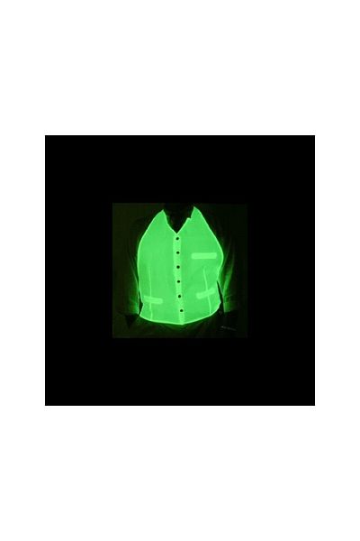 PROCART Green glow luminescent textile material, 1.45 sqm, washable, 190g/sqm