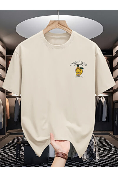 Lider Leather Tricou oversize imprimat cu gâtul tip crewneck, din bumbac piep...