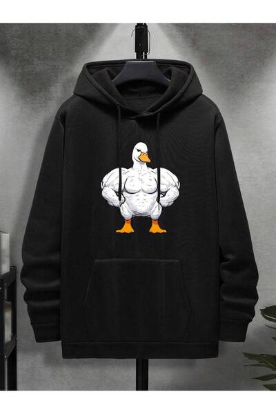 Lider Leather Hanorac cu glugă pentru bărbați