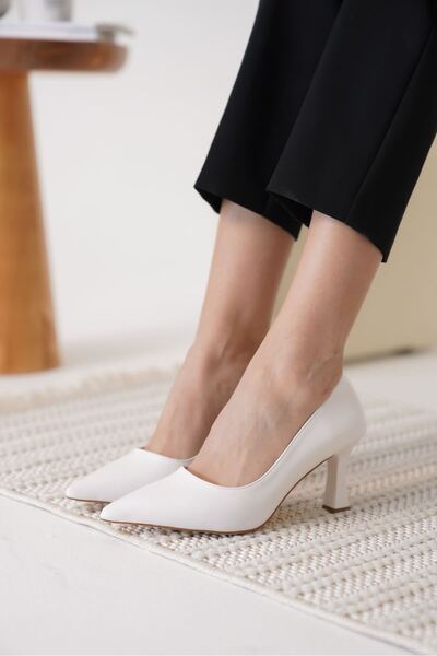 Zerenyus Alexandra Premium Women's White Stiletto