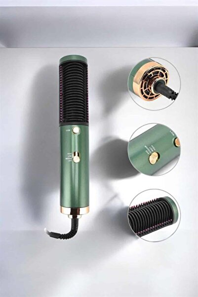 UCUZTEKNO مجفف شعر لفرد الشعر مضاد للتجعد مع ميزة الأيونات