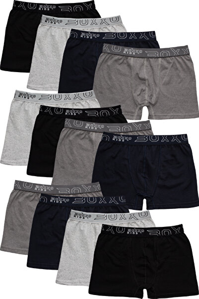 Meren Underwear 12'li Süper Ekonomik Erkek Çocuk Boxer