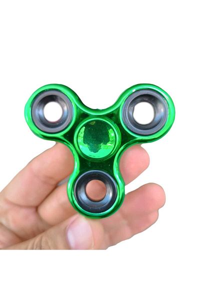 LRS STORE Green Color Metal Bearing Stress Wheel Long Time Rotating Gold High Quality Fidget Spinner