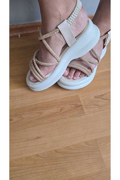 LİNA SHOES Almira Stone Women's Sandals New Season