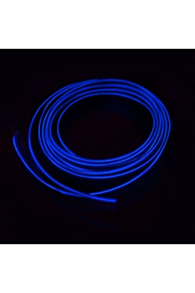 PROCART Kit de cablu EL pentru îmbrăcăminte și efecte speciale, albastru