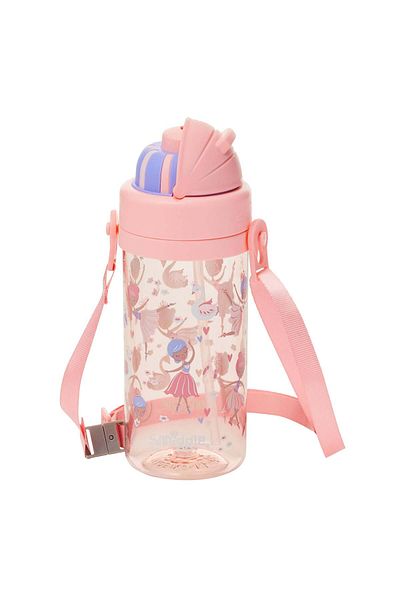 SMIGGLE - La La Teeny Tiny 400 ml Bpa-Free Water Bottle with Hidden Straw