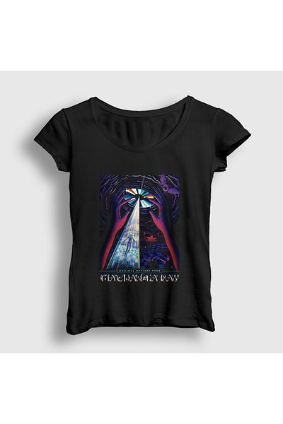 Presmono Women's Black Imaginal Mystery Tour Magdalena Bay T-Shirt 560039Tt