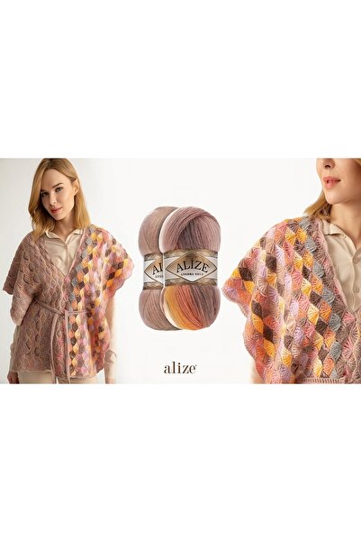 Alize Angora Gold El Örgü İpi 100g 550M - %20 Yün - %80 Akrilik - Renk No: 114 - Peri Mavisi