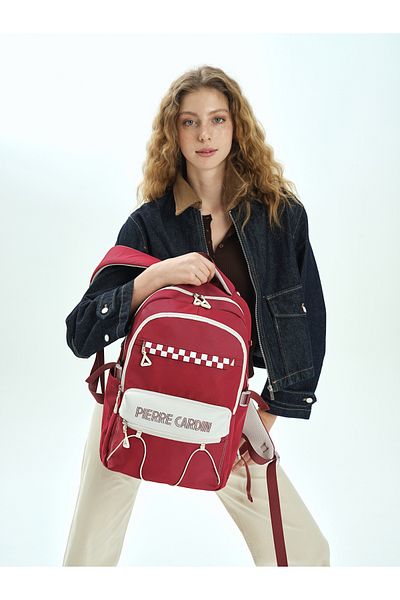 Pierre Cardin Rucsac școlar roșu pentru copii 07PCT183
