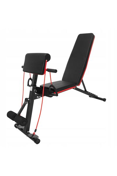 SERSIMO Banca multifunctionala antrenament fitness, spatar reglabil 7 trepte, sarcina maxima 150 kg