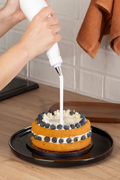Porsima 3162 10-Piece Cake and Dessert Serving Set Cake Pastry and Confectionery Tools Black