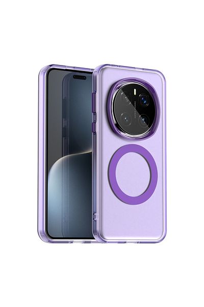 SKYDDAR INNOVATION Case for Honor Magic7 Pro, CandyCase, Magsafe, sticker set, Purple