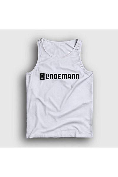Presmono Унисекс бял потник с лого Till Lindemann 560729tt