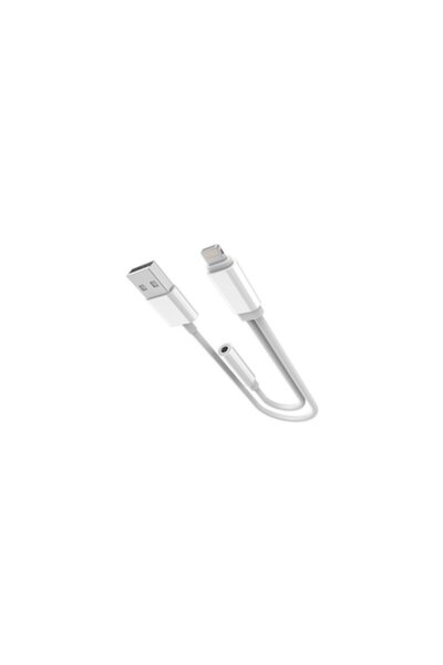 SOHO Adaptor Lightning la Jack 3.5 mm și USB-A, Alb