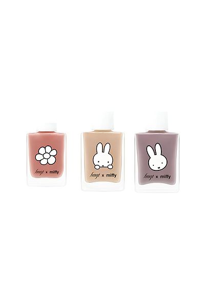 The Face Shop X 3 Three Colors of Easy Gel Nail Polish | Miffy