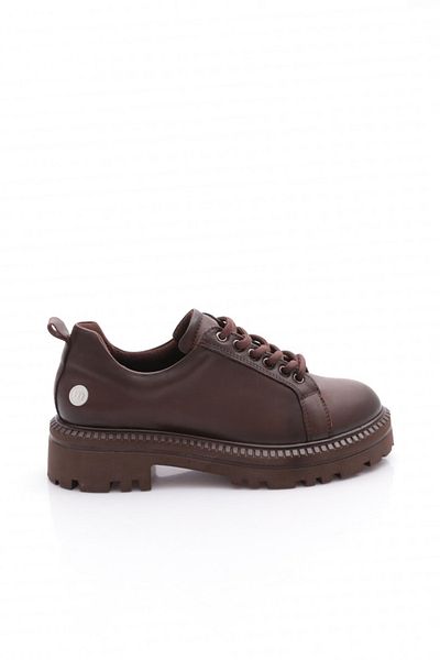 Mammamia D24Ka-535 Women's Leather Casual Shoes