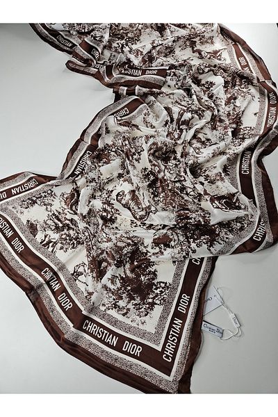 Webinay Home CD Pattern Voile Silk Shawl Νέας σεζόν Scrafs Hijab