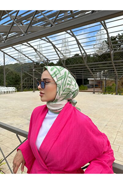 KUQOS Κασκόλ με σχέδιο αζαλλακτικής