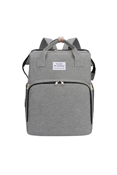 CLICK Rucsac multifuncțional pentru mame, cu pătuț pliabil și bază de înfășat