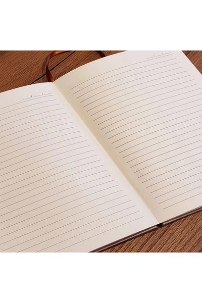 shopwave Black Leather Notebook