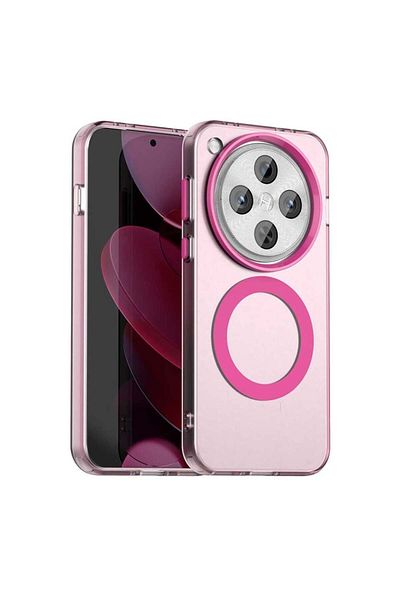 SKYDDAR INNOVATION Case for Oppo Find X8 Pro, CandyCase, Magsafe, sticker set, Pink