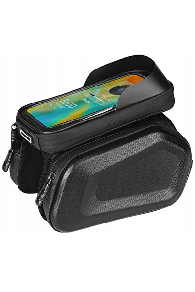 OEM Αδιάβροχη τσάντα ποδηλάτου με θήκη τηλεφώνου, βάση τιμονιού, 20x17x15cm