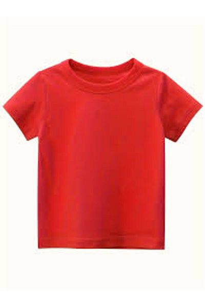 fustite cu luminite Red Cotton Sports T-Shirt for Girls - 7-9 years (122-134 cm)