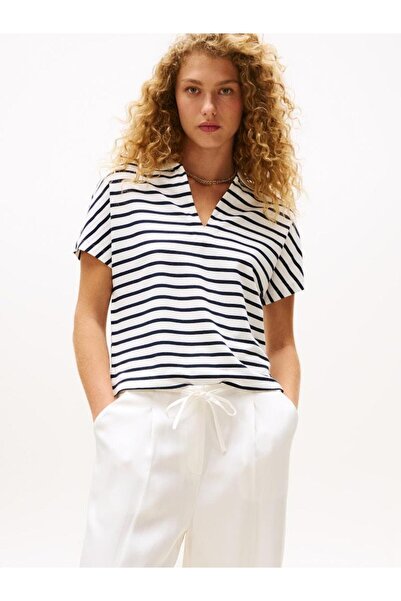 Tommy Hilfiger LYOCELL TIPPING OPEN SS POLO