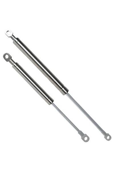 OSCULATI Amortizor cu gaz din oțel inoxidabil cu inele de închidere, deschidere 250 mm, cursă 90 mm, 18 kg, corp 15 mm, diametru tijă
