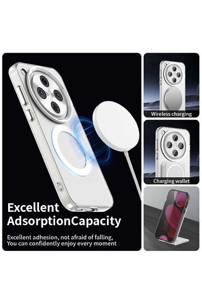 SKYDDAR INNOVATION Case for Oppo Find X8 Pro, CandyCase, Magsafe, sticker set, White