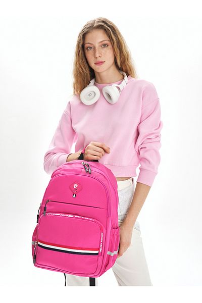 Pierre Cardin Rucsac de școală pentru copii fucsia 07PCT18001