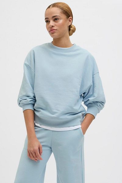 Jack & Jones Кадин Дюз Ренк Релакс Фит Суитшърт - Алфа