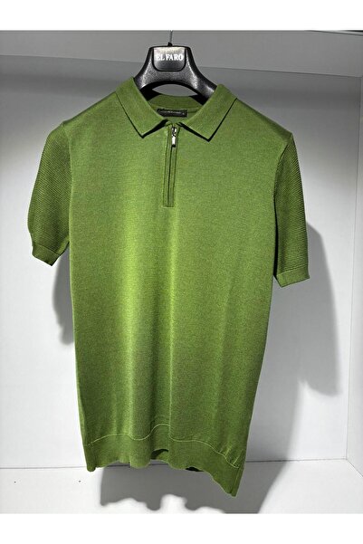 Tony Montana Polo Yaka Yeşil T-Shirt