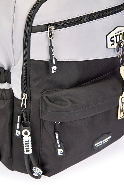 Pierre Cardin Gray Children's School Backpack 07Pc18823