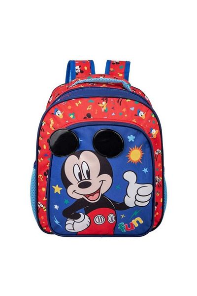 divendi-ro Backpack for Kindergarten, Mickey Mouse 3D model, 27 x 14 x 32 cm, red