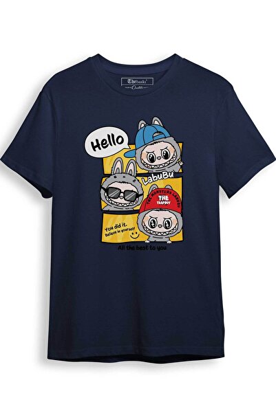 The Baski Tricou premium din bumbac 100% imprimat cu figurine pentru bebeluși...