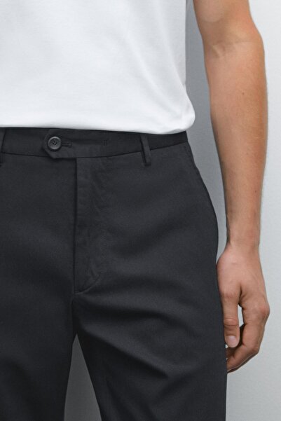 Massimo Dutti Pamuklu slim fit pantolon