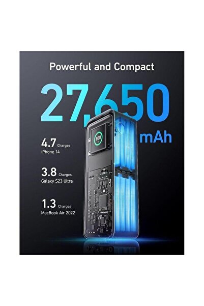 Anker بنك طاقة 27650 مللي أمبير/ساعة PB 250 واط مع قاعدة C 100 واط