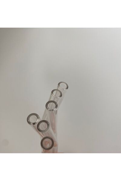 Layerworks Cam Pipet 7*200 Mm Eğimli Şeffaf 6 Lı