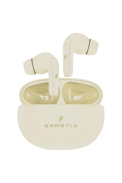 SMARTIX Premium ANC 1 Wireless Earbuds Beige